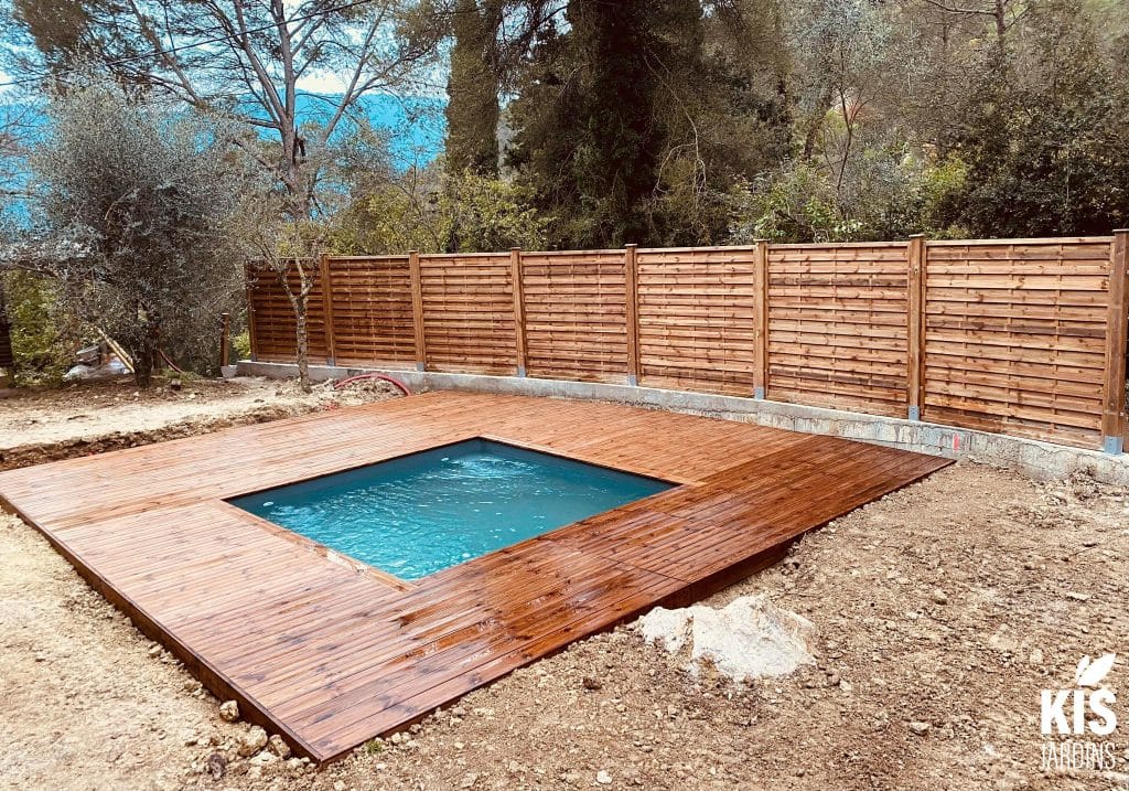 Piscine 4x4 bois